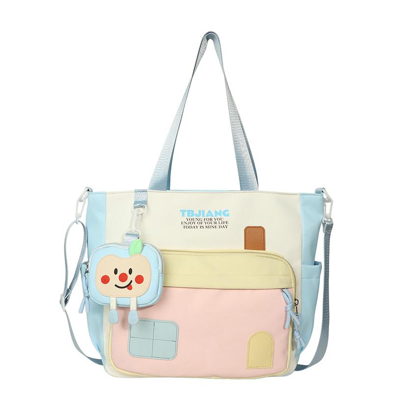 Geantă Crossbody de Damă Stil Colegiu Capacitate Mare Geantă de Umăr pentru Navetă la Cursuri