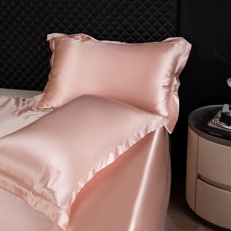 Set Copripiumino Matrimoniale 100% Seta di Gelso con Federe Set Comodi per Letto Lenzuolo in Lino Set Copriletto Setosi