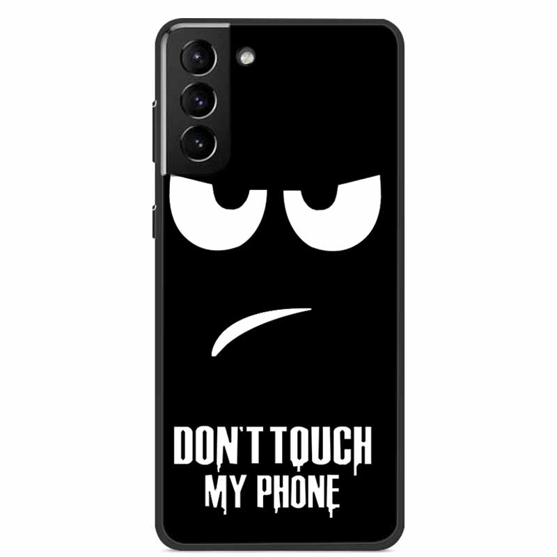 For Samsung S22 Case Wolf Lion Cat Black Silicone Soft Back Cover Case For Samsung Galaxy S21 FE S22 Ultra Phone Case S 22 Funda