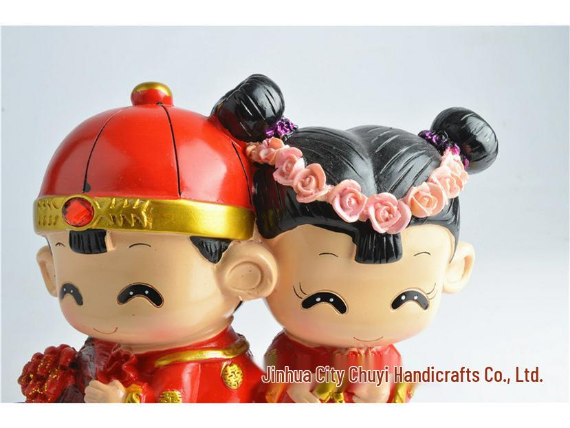 Sailing Love Couple Doll Set: Wedding Gift Figurines - Resin Crafts for Home Celebration Ornaments