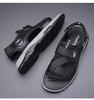 Fashion Soft Leather Platform Sandals for Men Solid Color Summer New Beach Shoes Male Fashion Outdoor Sports Sandals Man
