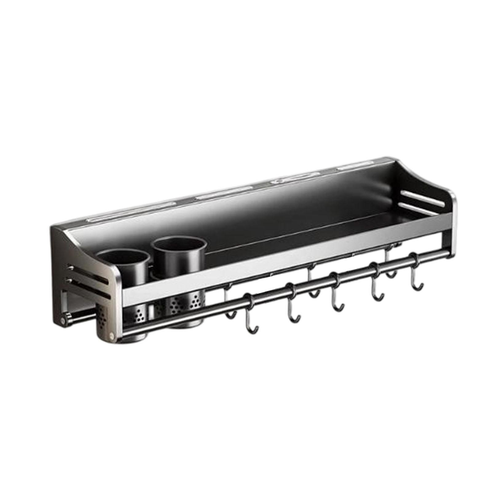 New Multifunctional Storage Rack Cutting Board Holder Wall Spice Rack Utensils for Kitchen Seasoning Rack Spoon Holder Organizer 4470₽