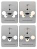 French Minimalist Chandelier: Mid-Century Sputnik Light for Living Room, Bedroom, Dining Area - Romantic Cream Style Lighting