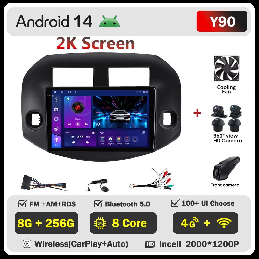 Car Android For Toyota RAV4 3 XA30 2005-2013 Stereo Head Unit Mirror Link Automotive Multimedia Radio Intelligent Car Systems