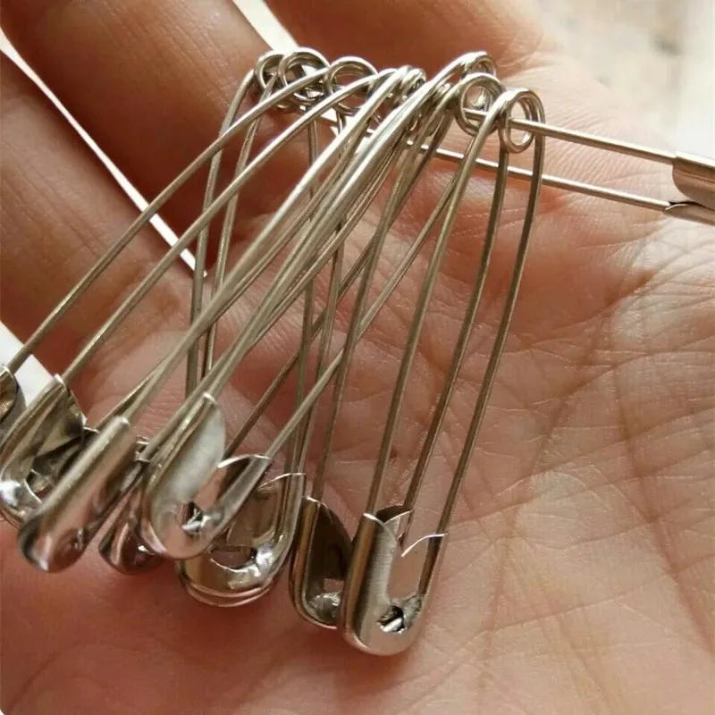 20 Pcs/Lot Household Store Safety Pin Multipurpose Metal Clothes Safety Pin Durable Simple Safety Pin Office Supplies Paper Clip