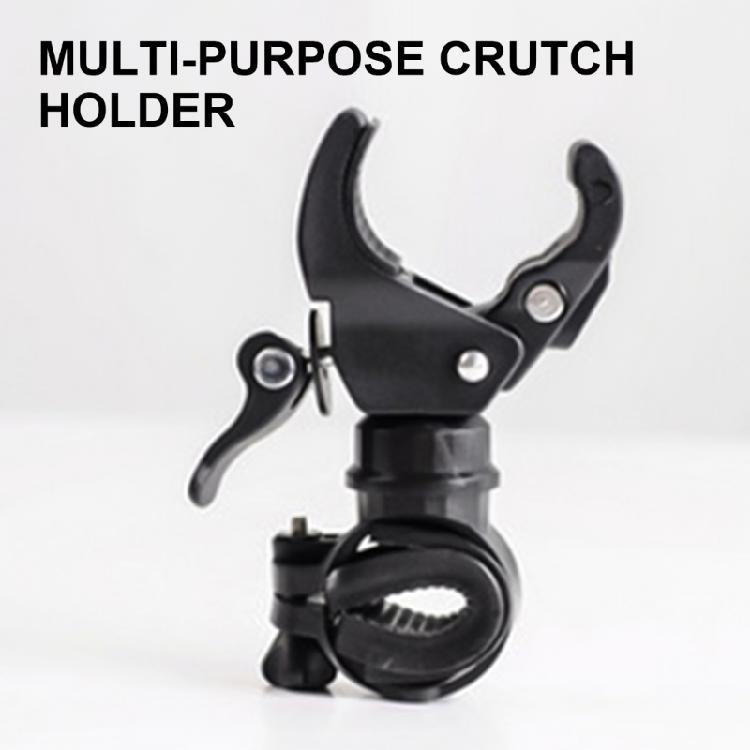 4 Pcs/Set Crutch Holders 90/360 Degree Rotation Wheelchair Stick Holder Bicycles Holders Walking Stick Holders