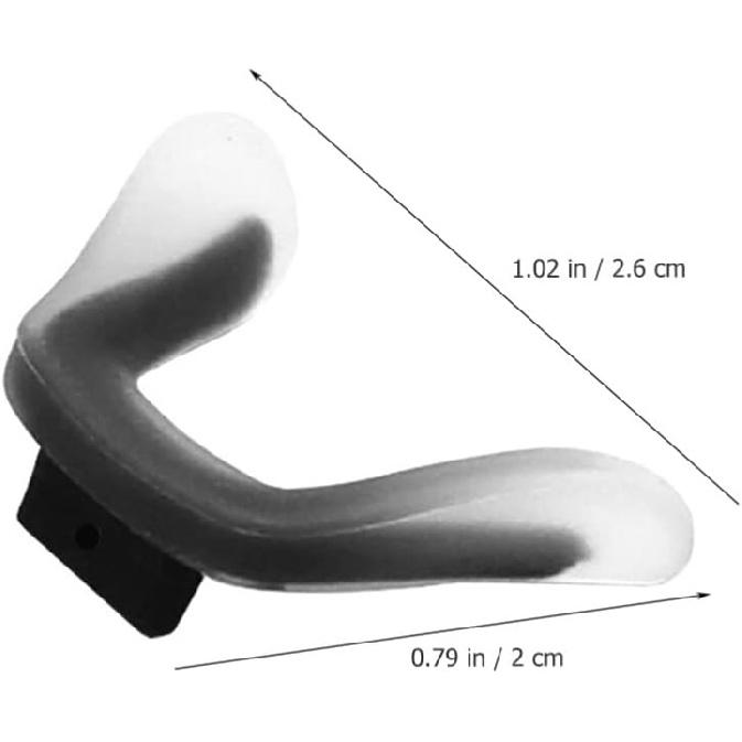 Glasses Pads 3Pcs U Shaped Eyeglasses Pads Screw In Glasses Strap Bridge Silicone Pads Transparent Eyeglasses Anti Slip Anti Drop Glasses Fixing Tool