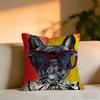 Rich Pink Lion Animal Jewelry Cheetah With Cushion Cover Cozy Velvet Throw PillowSoft Warm Cushion For Sofa  Bed
