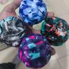 Camouflage mondförmiger poröser elastischer Ball kompakt Anti-Drop PU-Ball ergonomisches Design Kinder Indoor Outdoor Dekompression
