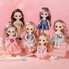 Cute Sweet Face BJD Doll 13 Joints Movable Doll Cute 1/12 Princess Doll  Girl Gift