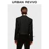 UR Women's Faux Fur Trim Blazer Jacket