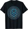 NEW LIMITED Sacred Geometry Flower With Tree Design Best Gift T-Shirt Size S-5XL Unisex T-Shirt