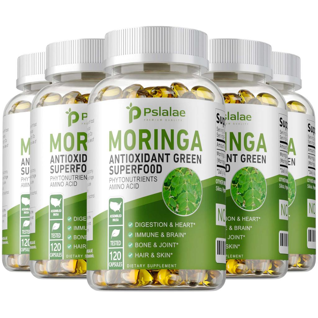 Pslalae - Moringa Seed Extract Capsules - Digestive and Immune System Health