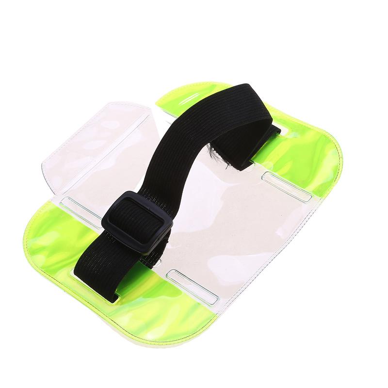 

Пластиковий Тримач для Карт Світловідбиваючий Нарукавник Тримач для ID-картки Нарукавний Регульований Еластична Пов язка на Руку для ID-бейджів Тримач для ID-бейджів