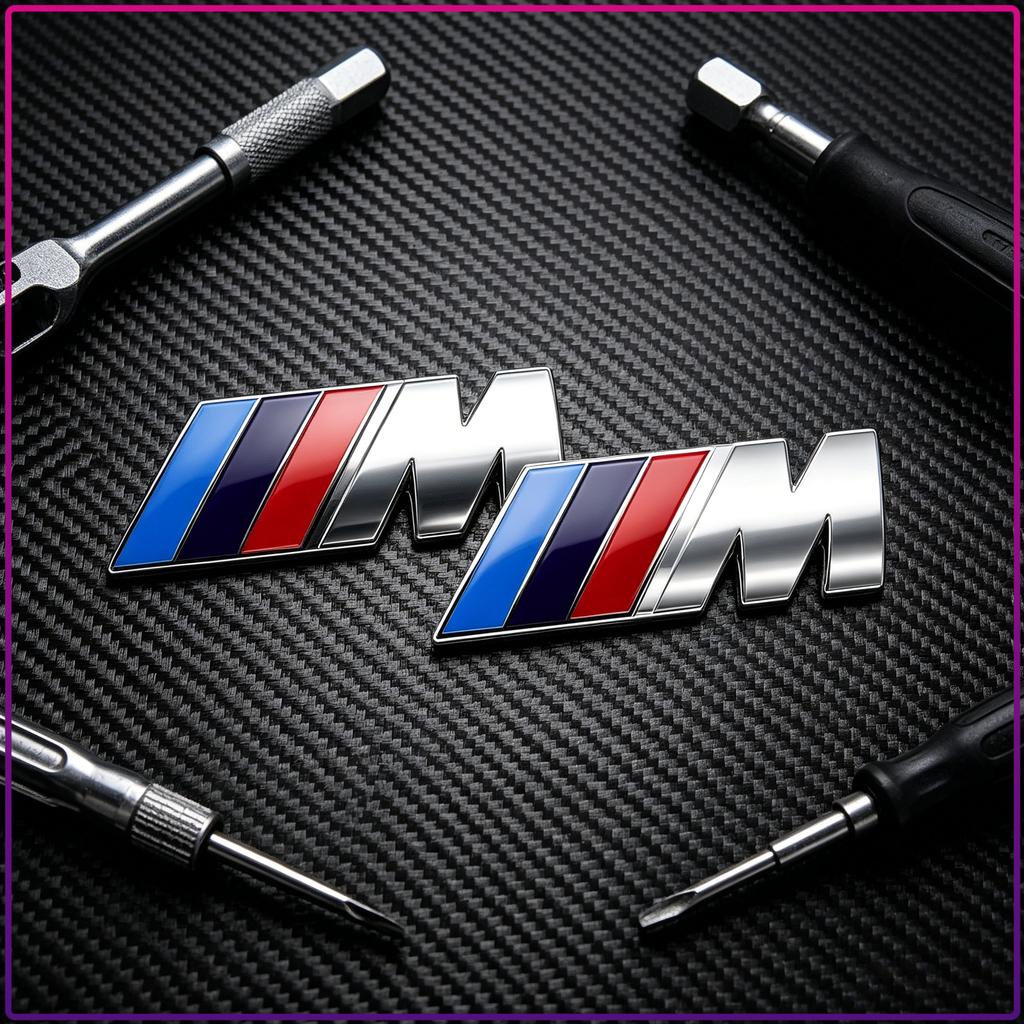1 Pezzo Distintivo Logo Auto Griglia Anteriore Bagagliaio Decorazione Adesivo Accessori Per BMW E34 E46 E39 E38 E90 E60 E36 F30 F30 F10 E92 E38 E91 G30 G38 M3 M5
