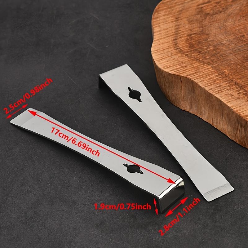 

Набор из 2 стальных монтировок с острыми прямыми краями и 90° углами, большие плоские монтировки для столярных работ и обслуживания ульев, столярные инструменты