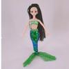 Crossdress Mermaid Doll Clothing Fairy Dress Set Doll Cosplay Clothes Mermaid Tail Wedding Dress
