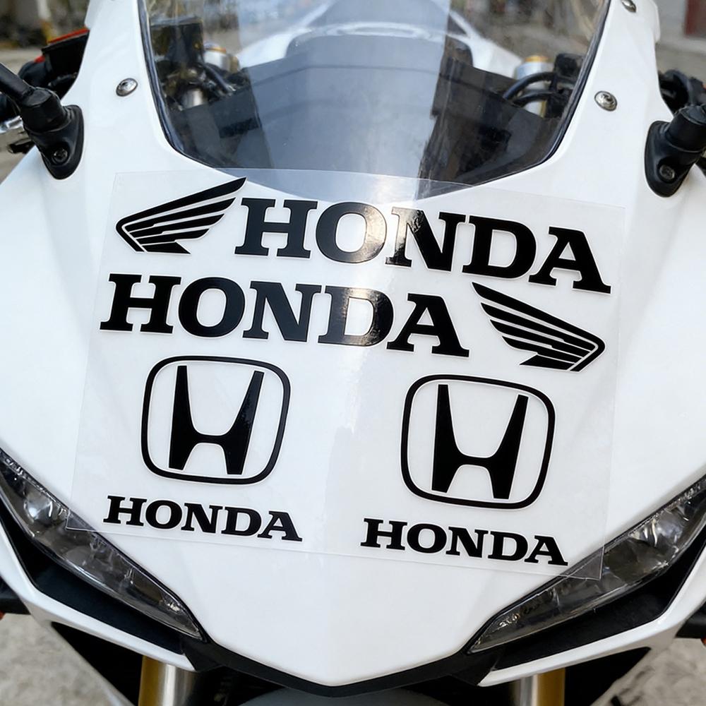 Reflective Car Stickers Suitable for Honda, Fuel Tank, Tail Box, Helmet, Shock Absorber Decals, Motorcycle Body DecorationOW3