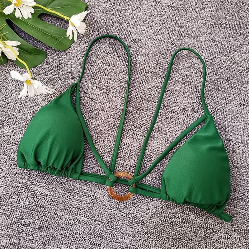 Womens Patchwork Sexy Bikini Set Split Swimsuit Summer Beach Two Piece Swimwear