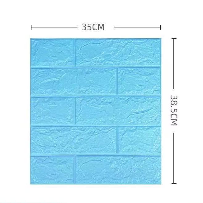 1/5/10PCS 35*38.5CM Foam 3d Stereo Wallpaper  Anti-collision Flexible Packaging Decoration Waterproof Wallpaper