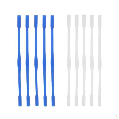 10x Tira de Silicone Infantil para Óculos Armação Óculos de Sol Suporte de Cabo