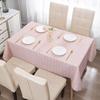Nordic Plaid Waterproof Tablecloth – Thick, Oil-Proof, Luxurious Dining & Coffee Table Mat.
