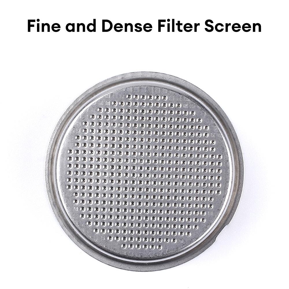 51 mm Rostfritt Stål Kaffefilterkorg 1/2 Kopp Espressomaskin Droppare Portafilter Kaffebryggare Sil Kaffepuckskärm