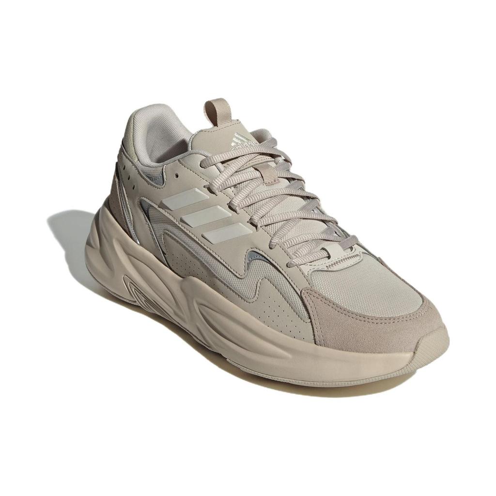 Adidas Ozwave Fabric Comfortable Low-Top Lifestyle Shoes Unisex Sneakers Khaki IE6055