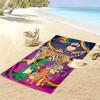 Uncle Grandpa Print Beach Towel, Large Soft Quick Dry Towel for Beach Camping Swimming