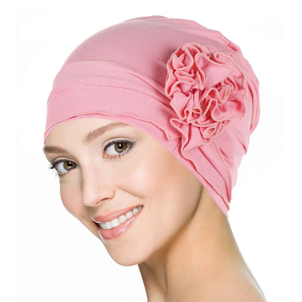 Nové dámské zlaté stříbrné turbanové čepice chemo bandana hidžáb plisovaná indická čepice turbante klobouk dámský šátek na vlasy muslimská pokrývka hlavy