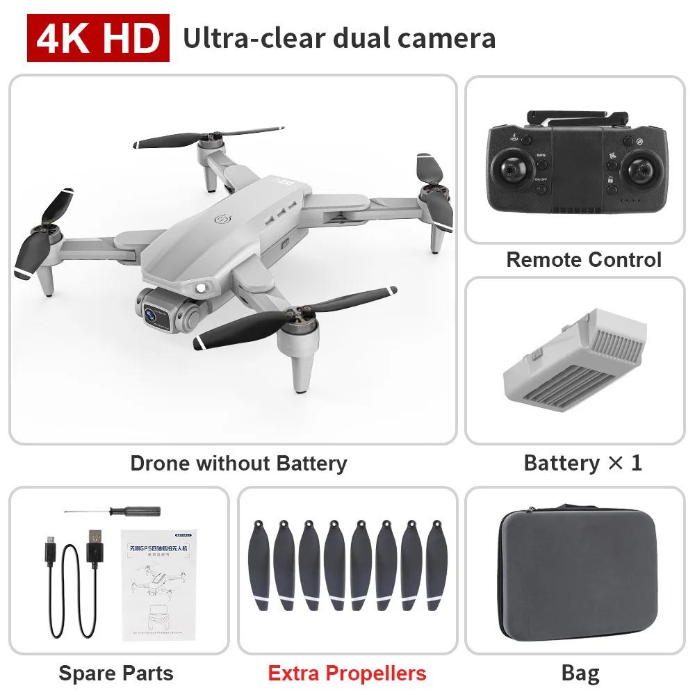 New L900 Pro GPS Drone 4K Professional HD Dual Camera 5G Wifi Photography Brushless Foldable Quadcopter RC Distance 1.2KM Drone Toy