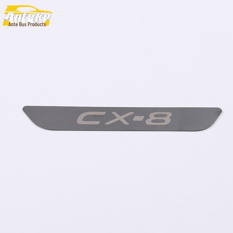 19 CX8 Rear Guard Plate Sequin & Tailgate Trunk Protection Pedal, Stainless Steel Modification Accessory