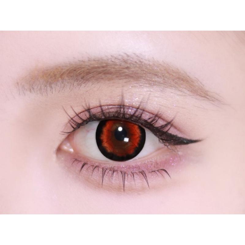 Millcreek  Red Contact Lens Yearly 2Pcs Cosplay Anime Lens Daring Web Series Red/Green Lense for Eyes 14.5mm