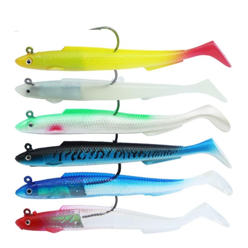 Soft Plastic Baits Trolling Jigs With Lasers Coating Freshwaters Saltwater Fishing Assembled Jigs Anglers Essential