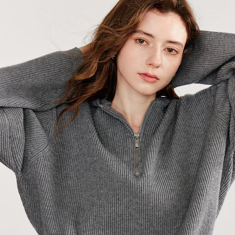 Women's Fall 2025 Retro Hooded Casual Sweater