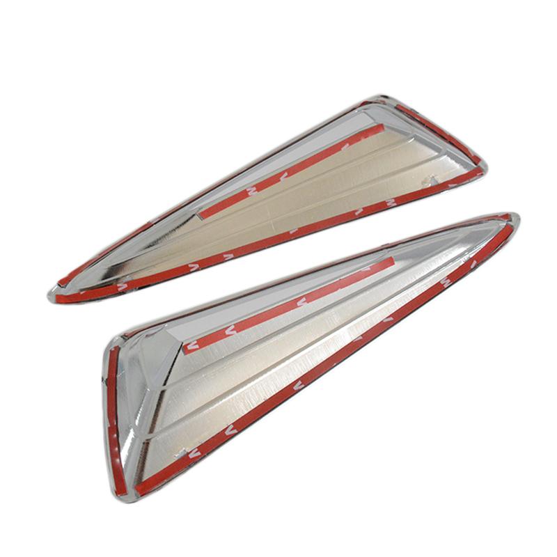 2pcs/set  ABS Chrome Exterior Front Bumper Side Grille Cover Trim For Toyota C-HR CHR 2016-2017 2018 Car Styling