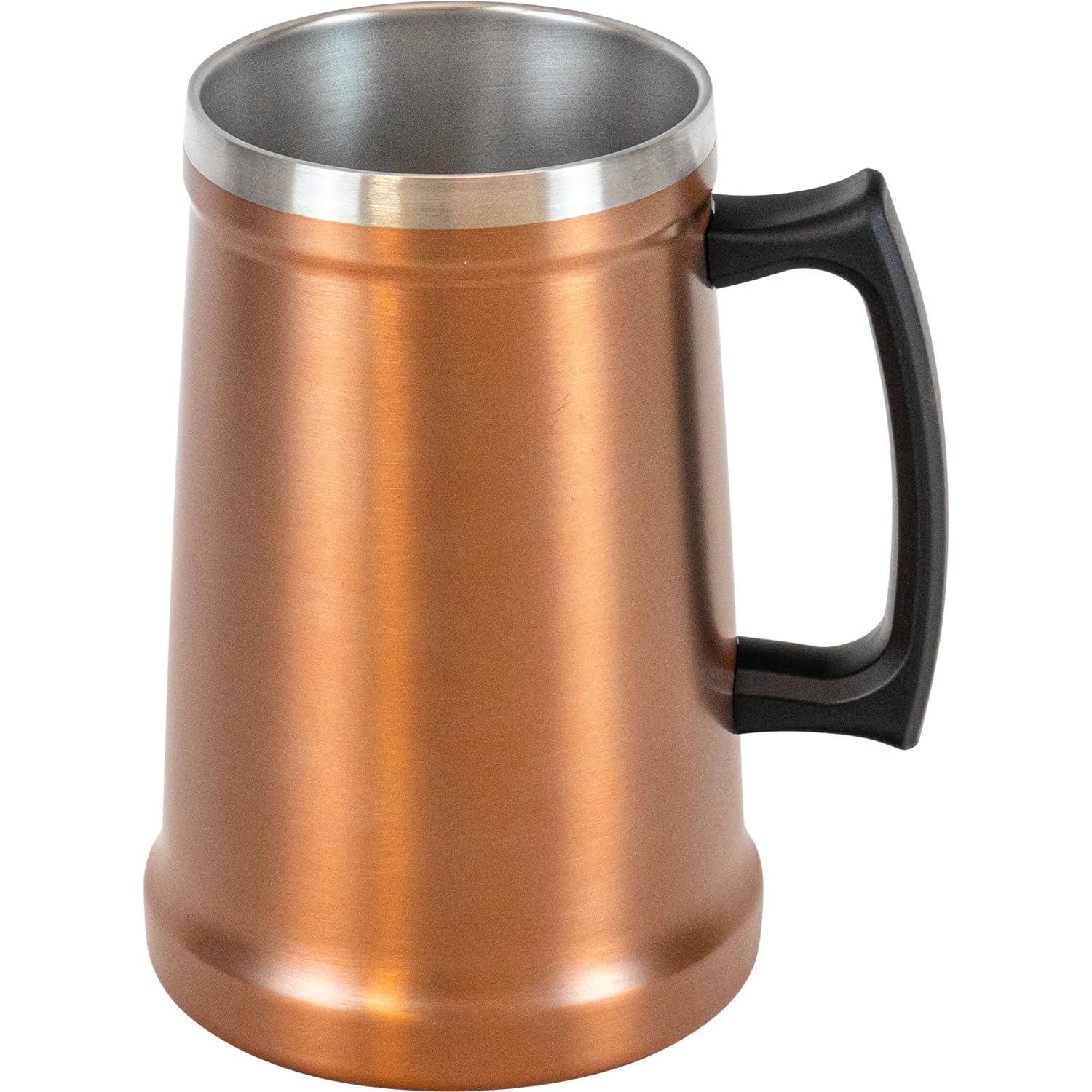 

Wahei Freiz Large Capacity 1L Vacuum Insulated Mega Mug Tumbler Copper Keeps drinks hot or cold for a long time Condensation resistant Easy to hold