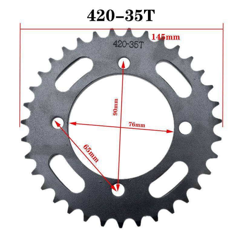 Xiaogaosai Off-Road Motorcycle Rear Sprocket In 420#, 428#, 48T, 37T, 41T Sizes