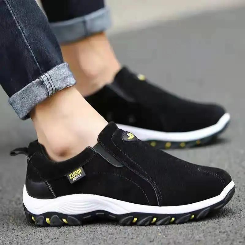 fashion Vulcanize Shoes Men Sneakers Breathable Men Casual Shoes Slip-On Loafers Men Shoes Lightweight Male  Footwear Tenis Masculino