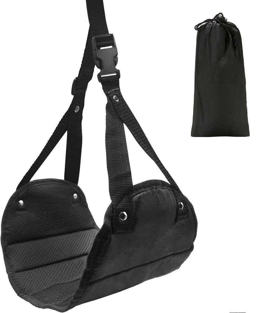 Adjustable foot hammocks for travel, car, airplane rest, office hanging, simple leg support foot pads, foot hammocks