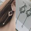 [Aslit] Zenith Flower Chain Drop Earrings