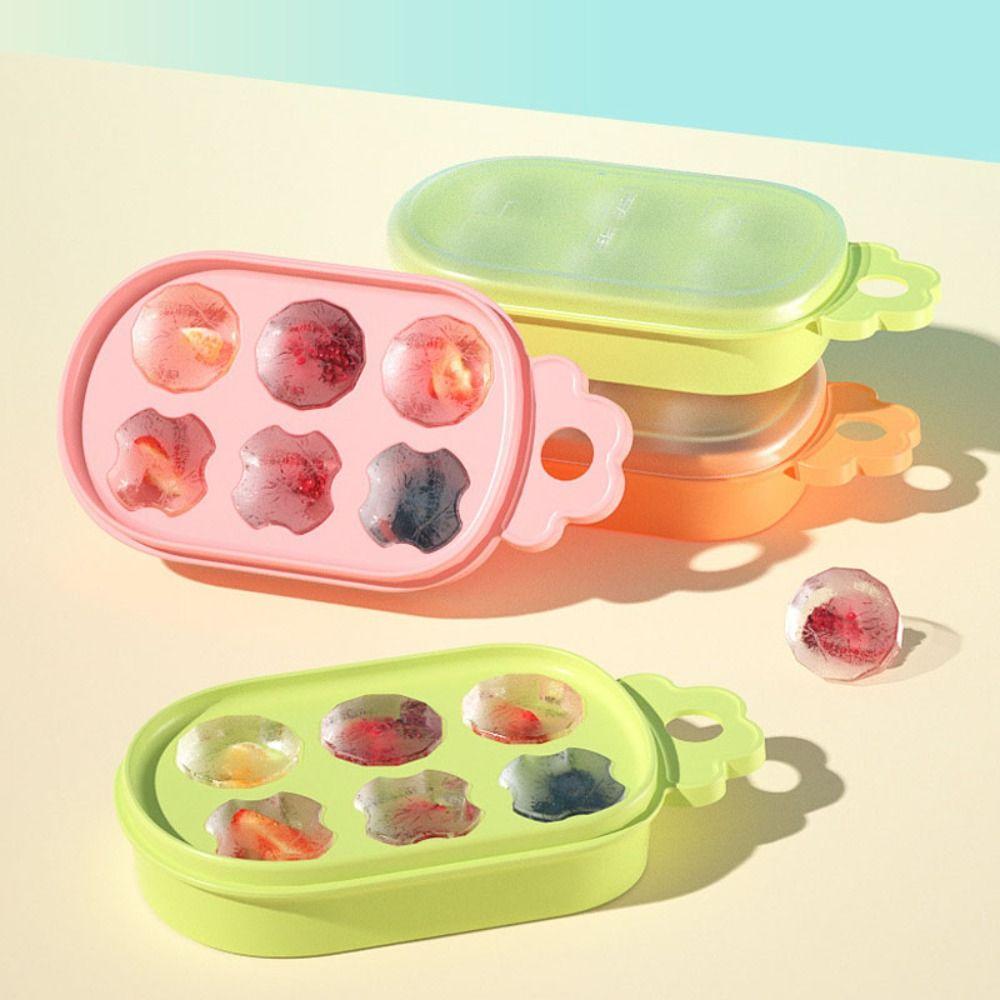 

Food-Grade Ice Cube Box with Cover Ice Tray Kitchen Tool Ice Cube Mold Home