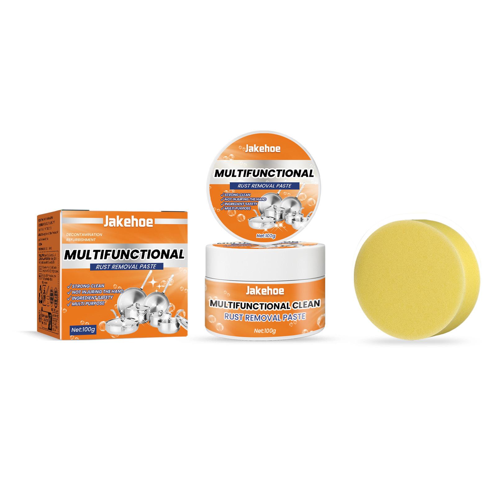 

Чистящая паста для нержавеющей стали jakehoe Чистка кухонных плит Удаление стойких пятен Удаление черного налета со дна кастрюль и сковородок 100g