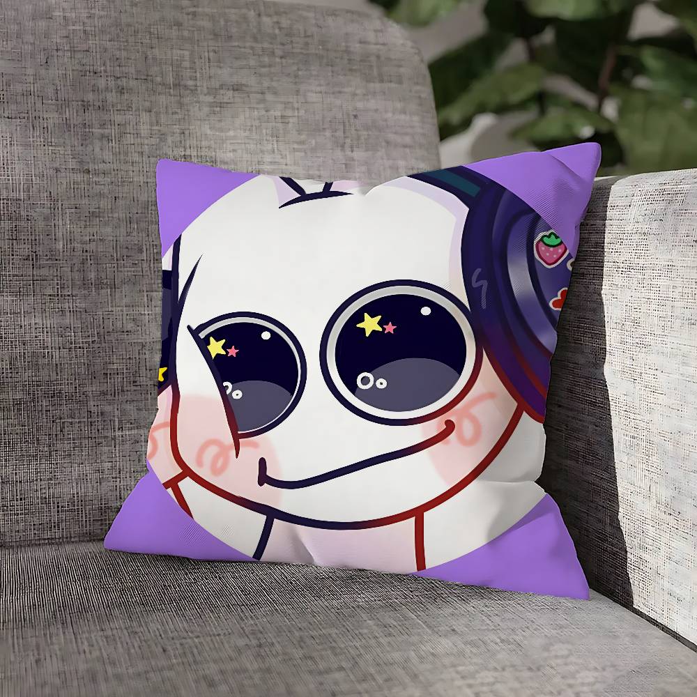 TBH Autism Creature Yippies Pillow Case For Sofa Decor Car Office Room Printing Cushion Cover Decorations and Protector