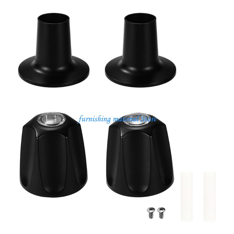 Y5GD 4Pcs Shower Knob Replacement Set Suitable with Series Bathtub and Shower Fixtures Kirsite Construction
