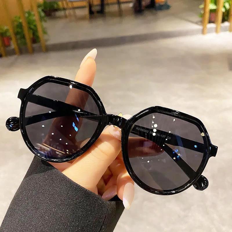 Authentic Round Sunglasses Thick Frame Sun Glasses Classic Geometric Shades Unisex Vintage Eyewear Outdoor Driving Goggles