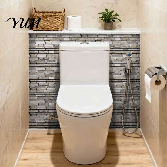 Decorative 3D Texture Wall Paper Peel And Stick Backsplash, Brick Panels, Self Adhesive Oil Proof Protection Tile, Faux Stone Wallpaper, On Backsplash
