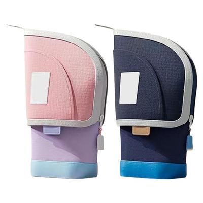 Telescoping Pencil Case Standing Pen Holder Pen Organizers Bag Travel Makeup Brush Holder Retractable Pen Pencil Pouches