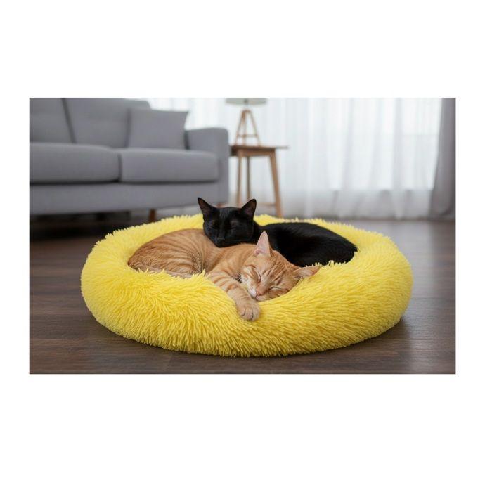 Panier rond 50 x 18 x 32 cm Jaune