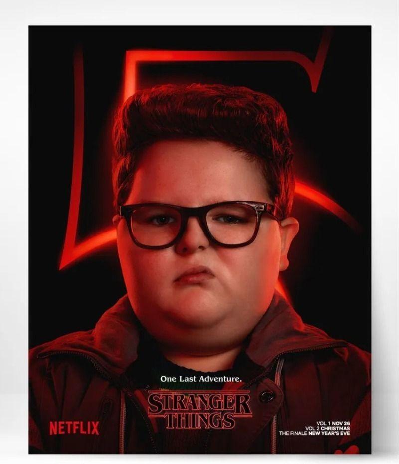 Stranger Things Season 5 Poster Tin Sign 20x30 cm Retro Wall Decor